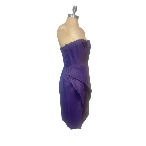 J. Mendel Violet Purple Silk Bustier Strapless Dress NWT 10 Fits 6 8 $696 - Picture 3 of 8